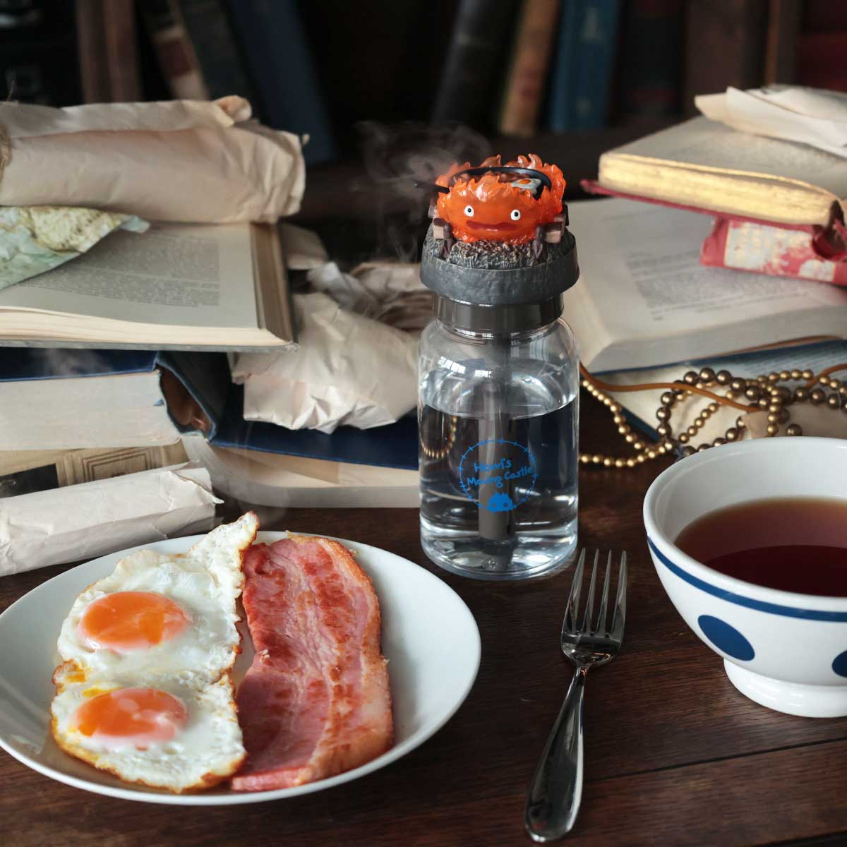 ハウルの動く城 ちいさな加湿器 カルシファーのベーコンエッグ